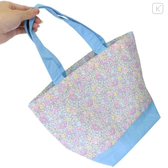 Japan Sanrio Mini Tote Bag - Little Twin Stars : Thumbelina Flower - 2