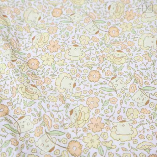 Japan Sanrio Eco Shopping Bag With Pocket - Pompompurin : Thumbelina Flower - 4