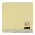 Japan Sanrio Mini Towel Jacquard Handkerchief - Pompompurin : Thumbelina Flower - 1