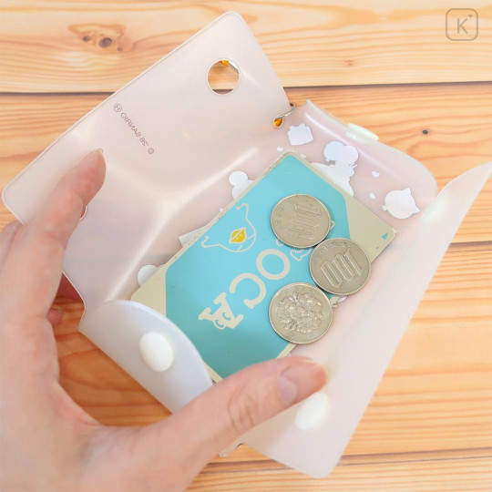Japan Sanrio Clear Multi Case with Carabiner (S) - Pompompurin : 30th Anniversary Happy Birthday Party Friends Balloon - 3