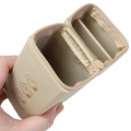 Japan Peanuts Pecomag Vertical Desk Organizer Pen Pouch Pencil Case - Snoopy : Beige - 3