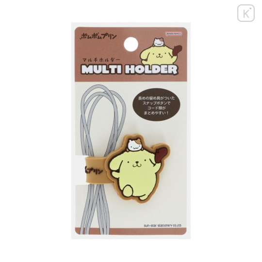 Japan Sanrio Cable Holder - Pompompurin : Muffin - 1