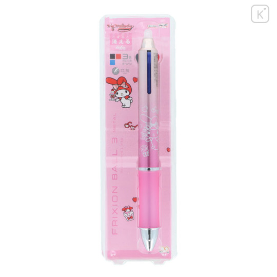 Japan Sanrio FriXion Ball 3 Metal Multi Color Erasable Gel Pen - My Melody - 1