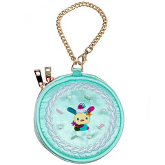 Japan Sanrio Heart-Shaped Mini Pouch - Usahana : Y2K Whipped Cream Deco