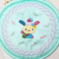 Japan Sanrio Heart-Shaped Mini Pouch - Usahana : Y2K Whipped Cream Deco - 5