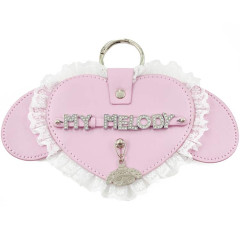 Japan Sanrio Faux Leather Name Charm - My Melody : Dreamy Sweets Ghost House