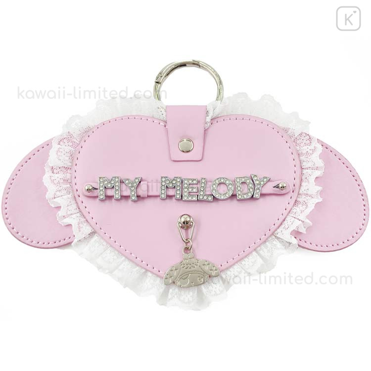 【新品未開封】LOHEN charm double pochette ノベルティ Japan Sanrio Faux Leather Name Charm - My Melody : Dreamy Sweets