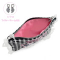 Japan Sanrio Gingham Tissue Pouch - Kuromi & My Melody : Dreamy Sweets Ghost House - 3