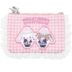 Japan Sanrio Gingham Tissue Pouch - Sugarbunnies : Dreamy Sweets Ghost House