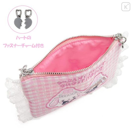 Japan Sanrio Gingham Tissue Pouch - Sugarbunnies : Dreamy Sweets Ghost House - 3