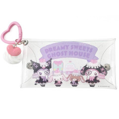 Japan Sanrio Multi Pouch - Kuromi & My Melody & Sugarbunnies : Dreamy Sweets Ghost House
