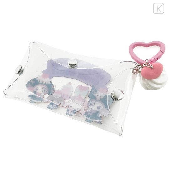Japan Sanrio Multi Pouch - Kuromi & My Melody & Sugarbunnies : Dreamy Sweets Ghost House - 2