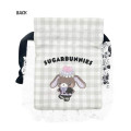 Japan Sanrio Gingham Mini Drawstring Bag - Sugarbunnies : Dreamy Sweets Ghost House Kurousa - 3