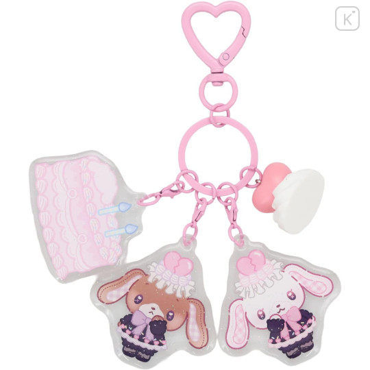 Japan Sanrio Acrylic Keychain - Sugarbunnies : Dreamy Sweets Ghost House - 1