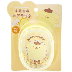 Japan Sanrio Glitter Hair Brush - Pompompurin