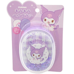 Japan Sanrio Glitter Hair Brush - Kuromi