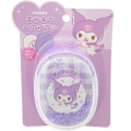 Japan Sanrio Glitter Hair Brush - Kuromi - 1