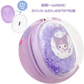 Japan Sanrio Glitter Hair Brush - Kuromi - 2