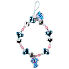 Japan Narumiya Characters Skinnydip Beaded Phone Strap - Angel Blue