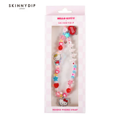 Japan Sanrio Skinnydip Beaded Phone Strap - Hello Kitty