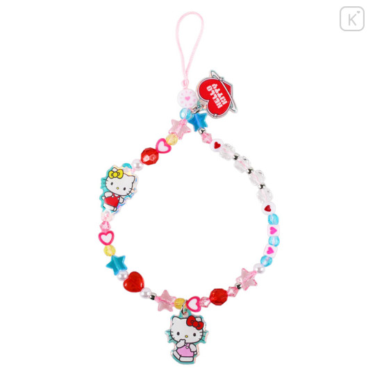 Japan Sanrio Skinnydip Beaded Phone Strap - Hello Kitty - 2