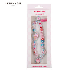 Japan Sanrio Skinnydip Beaded Phone Strap - My Melody & My Sweet Piano