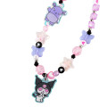 Japan Sanrio Skinnydip Beaded Phone Strap - Kuromi - 3