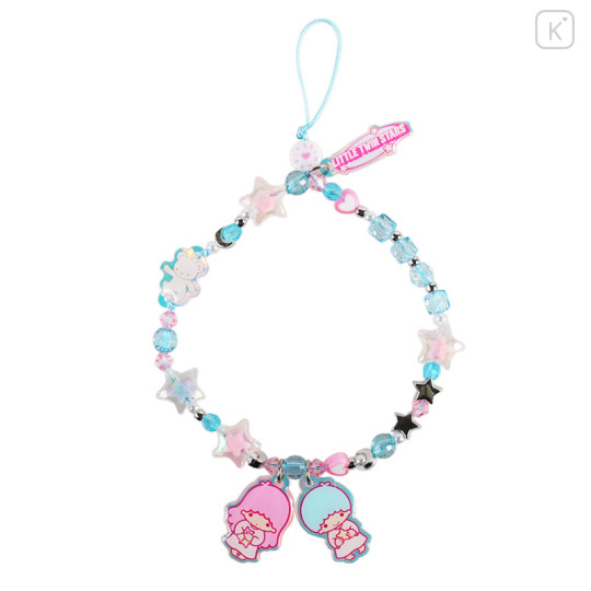 Japan Sanrio Skinnydip Beaded Phone Strap - Little Twin Stars - 2