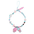Japan Sanrio Skinnydip Beaded Phone Strap - Little Twin Stars - 2