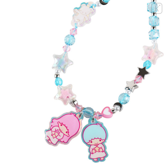 Japan Sanrio Skinnydip Beaded Phone Strap - Little Twin Stars - 3