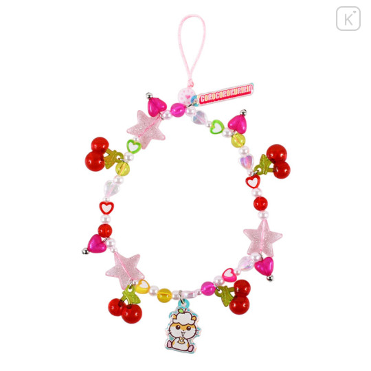 Japan Sanrio Skinnydip Beaded Phone Strap - Corocorokuririn - 2