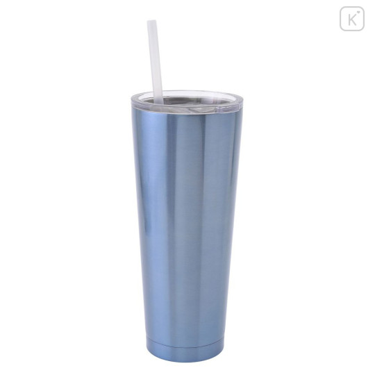 Japan Disney Store Stainless Steel Tumbler with Lid & Straw - Cinderella : Princess Dream - 4