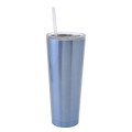 Japan Disney Store Stainless Steel Tumbler with Lid & Straw - Cinderella : Princess Dream - 4