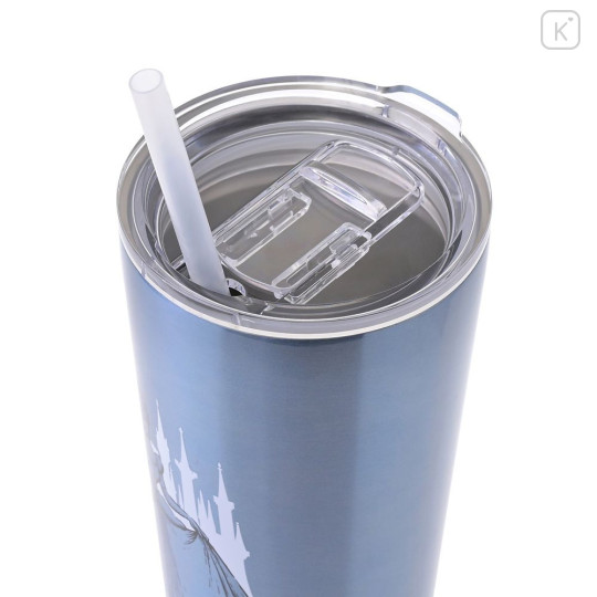 Japan Disney Store Stainless Steel Tumbler with Lid & Straw - Cinderella : Princess Dream - 6