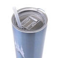 Japan Disney Store Stainless Steel Tumbler with Lid & Straw - Cinderella : Princess Dream - 6