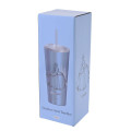 Japan Disney Store Stainless Steel Tumbler with Lid & Straw - Cinderella : Princess Dream - 8