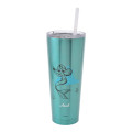Japan Disney Store Stainless Steel Tumbler with Lid & Straw - Ariel : Princess Dream - 1