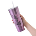 Japan Disney Store Stainless Steel Tumbler with Lid & Straw - Rapunzel : Princess Dream - 3