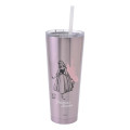 Japan Disney Store Stainless Steel Tumbler with Lid & Straw - Aurora : Princess Dream - 1
