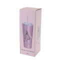 Japan Disney Store Stainless Steel Tumbler with Lid & Straw - Aurora : Princess Dream - 8