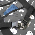 Japan Peanuts Souvenir Shopping Bag - Snoopy : Funny Face Black - 3