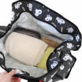 Japan Peanuts Souvenir Shopping Bag - Snoopy : Funny Face Black - 4
