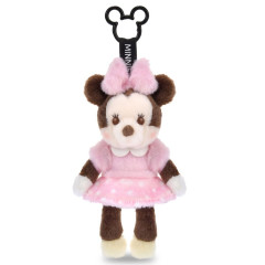Japan Disney Store Palnui Plush Keychain - Minnie