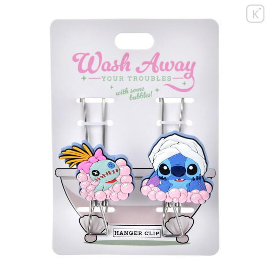 Japan Disney Store Hanger Clip Set - Scrump & Stitch : Bath & Laundry - 1