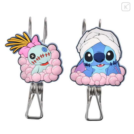 Japan Disney Store Hanger Clip Set - Scrump & Stitch : Bath & Laundry - 3