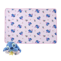 Japan Disney Store Cool Blanket with Plush Toy - Stitch : Stitch Day Collection