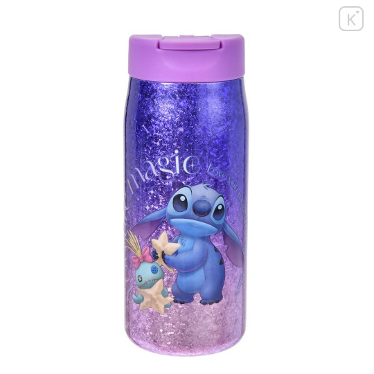 Japan Disney Store Stainless Steel Bottle - Scrump & Stitch : Stitch Day Collection - 1