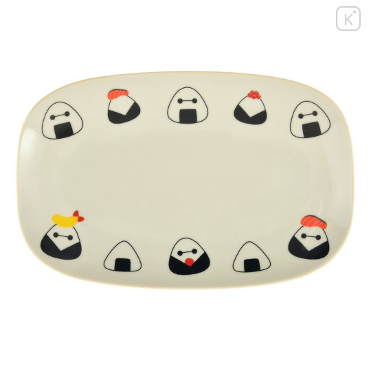 Japan Disney Store Porcelain Plate - Baymax : Rice Ball - 1
