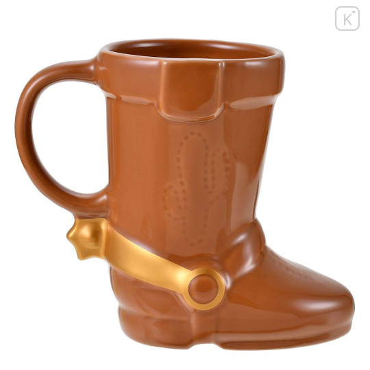 Japan Disney Store 3D Ceramics Mug - Woody : Boot - 4