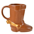 Japan Disney Store 3D Ceramics Mug - Woody : Boot - 4